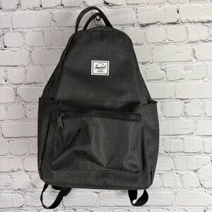 Herschel Nova Backpack in Black Glitter Mid Volume
